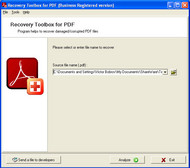 PDF Recovery Toolbox screenshot